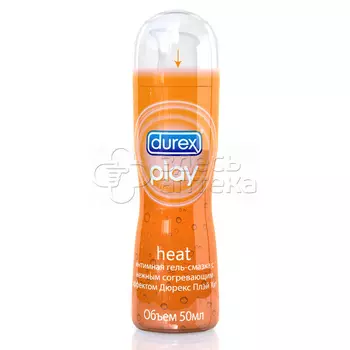 Гель-смазка лубрикант Durex play-heat с согревающим эффектом флакон, 50 мл