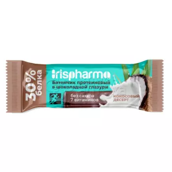 IRISPHARMA Батончик протеиновый 30% Кокосовый десерт 40г
