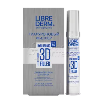 Либридерм Гиалуроновый 3D филлер дневной крем для лица SPF15, 30мл
