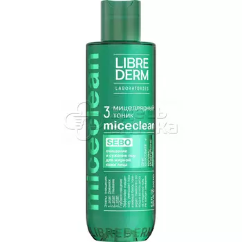 Либридерм MICECLEAN SEBO мицеллярный тоник для жирной и комбинированной кожи 200мл