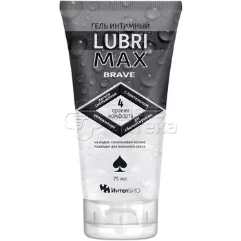 ЛУБРИМАКС (LUBRIMAX) Brave интимный гель-смазка туба, 75 мл
