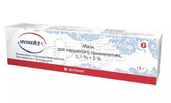 Момейд-С 0,1%+5% мазь для наружного применения туба, 15г