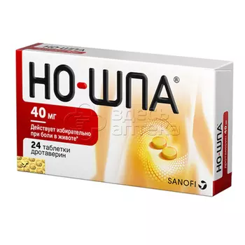 Но-шпа табл. 40мг, 24 шт