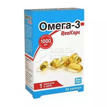 Омега-3 RealCaps, 30 капсул