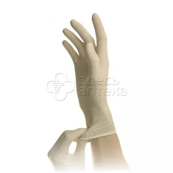 Перчатки латексные хирургические Benovy стерильные анатомические неопудренные, размер 6 пара