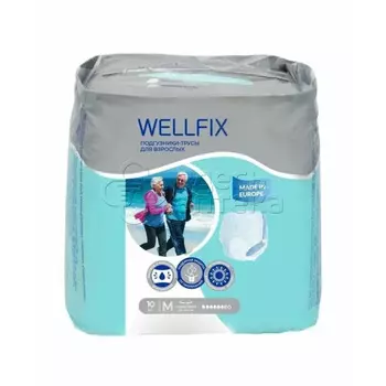 Подгузники-трусы д/взрослых р.M, 10 шт PAN (Wellfix)