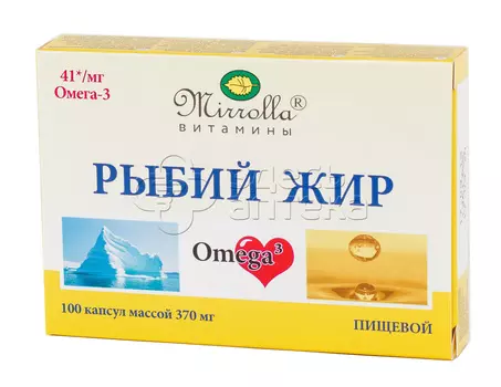 Рыбий жир Мирролла капс N100