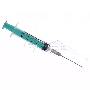 Шприц 5мл МоР (3-х комп) с игл 22G (0,7х40мм), 1 шт