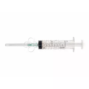 Шприц Pascal 3-х компонентный 10 мл с иглой 21G (0,8х40 мм) Паскаль Медикал, 1 штука