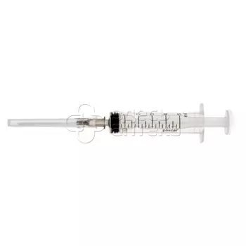Шприц Pascal 3-х компонентный 5 мл с иглой 22G (0,7х40 мм) Паскаль Медикал, 1 штука