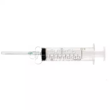 Шприц трехкомпонентный инъекционный 20 мл