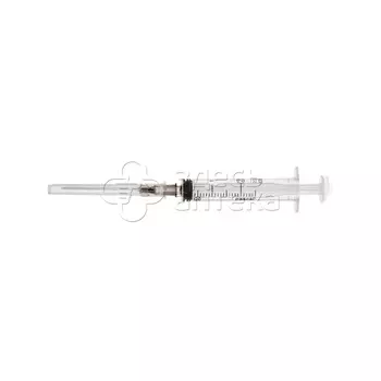 Шприц трехкомпонентный инъекционный 2мл