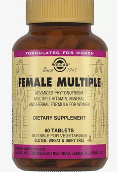 Солгар Мультивитаминный и минеральный комплекс для женщин таблетки, 60 шт