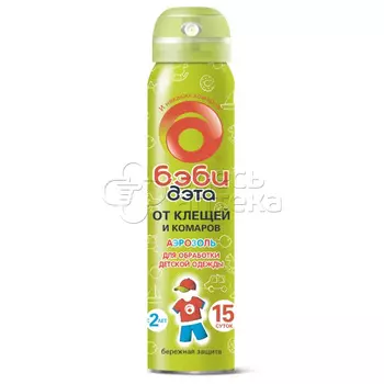 Средство репеллентное БЭБИ ДЭТА детский аэрозоль от клещей и комаров 100мл
