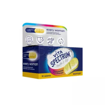 Витаспектрум Мультивитаминный комплекс для женщин 30 таблеток