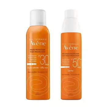 1X Масло-спрей солнцезащитное невесомое SPF30 Avene/Авен фл. 150мл (C77540) + 1X Спрей солнцезащитный SPF50+ Avene/Авен 200мл (С19958)