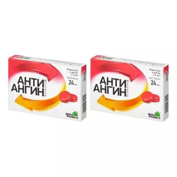 2Х Анти-Ангин Формула пастилки для рассасывания 24шт
