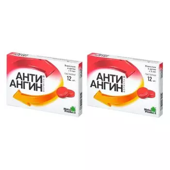 2Х Анти-Ангин Формула пастилки для рассасывания 12шт
