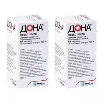 2Х Дона таблетки п/о плен. 750мг 180шт