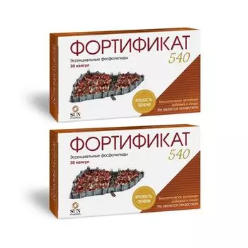 2Х Фортификат 540 капсулы 760мг 30шт