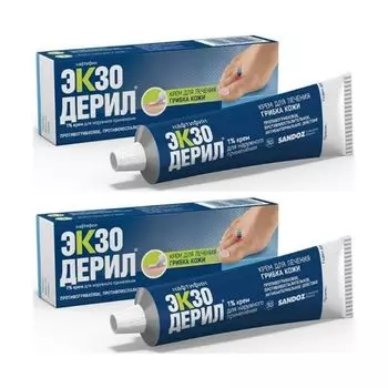 2Х Экзодерил крем для наружного применения 1% 30г