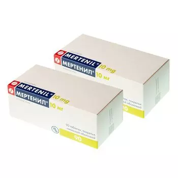 2Х Мертенил таблетки п/о плен. 10мг 90шт
