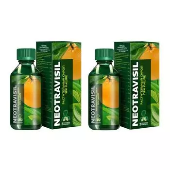 2Х Неотрависил апельсин с мерным стаканом растительный сироп 100мл