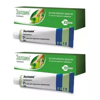 2Х Залаин крем 2% 20г