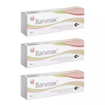 3Х Гель Вагилак увлажняющий для интимной гигиены 50 г