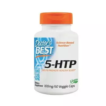 5-HTP 5-Гидрокситриптофан с фолиевой кислотой Doctor's Best/Доктор Бэст капсулы 200мг 60шт