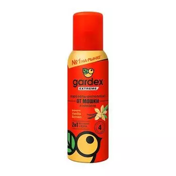 Аэрозоль-репеллент от мошек и комаров Extreme Gardex/Гардекс 100мл (0151)