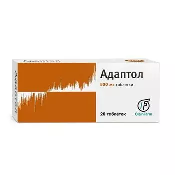 Адаптол таблетки 500мг 20шт