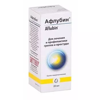 Афлубин капли гомеопатические 20мл