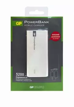 Аккумулятор электрический карманный 3.6В GP/ДжиПи 5200мАч