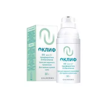Аклиф крем для наружного применения фл. 50мкг/г 30г