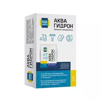 Аквагидрон Будь Здоров! саше 18,9г 5шт
