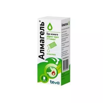 Алмагель суспензия для приема внутрь пак. 10мл 10шт