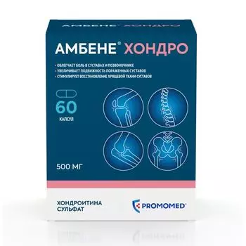 Амбене Хондро капсулы 500мг 60шт