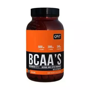 Аминокислоты БЦАА/BCAA капс. QNT 100шт