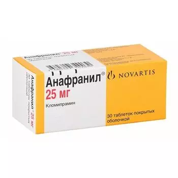 Анафранил таблетки п/о плен. 25мг 30шт