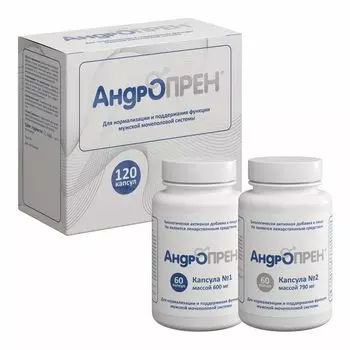 АндрОПРЕН Артлайф капсулы №1 600мг 60шт+капсулы №2 790мг 60шт