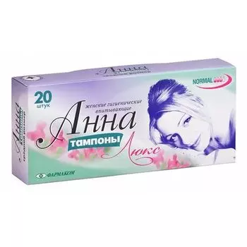 АННА тампоны люкс средние 20 шт