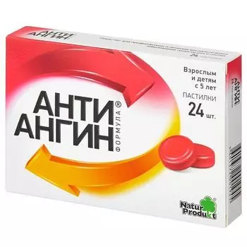 Анти-Ангин Формула пастилки для рассасывания 24шт