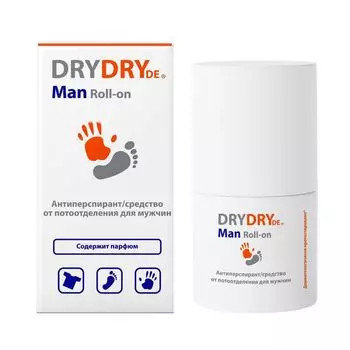 Антиперспирант от потоотделения парфюмированный для мужчин Man Dry Dry/Драй Драй фл. 50мл