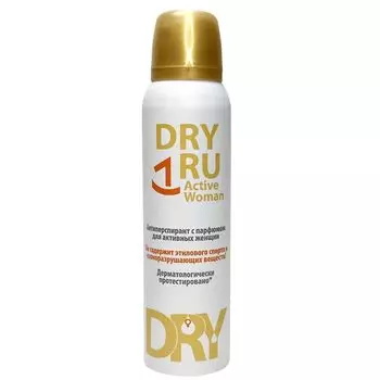 Антиперспирант с парфюмом для активных женщин Active Woman Dry Ru/Драй Ру аэр. 150мл