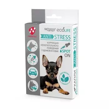 Арома-капли Антистресс для щенков и собак Mr. Bruno Ecolife 10мл