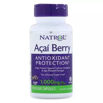Асайберри Natrol капсулы 1000мг 75шт