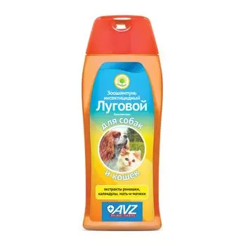 АВЗ Луговой Шампунь для собак и для кошек инсектицидный фл. 270мл