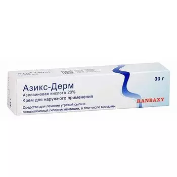 Азикс-Дерм крем для наружного применения 20% 30г
