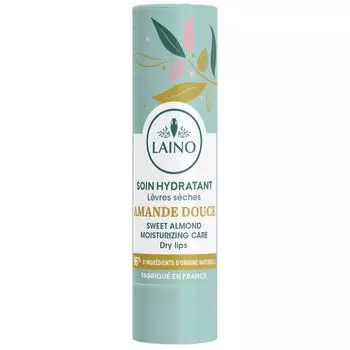 Бальзам для губ органический сладкий миндаль Laino/Лэно стик 4г